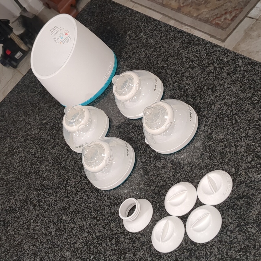 Nano bebe baby bottle with warmer set
